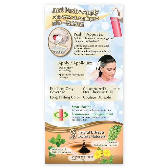 Bigen One Push 3H Honey Brown - 2 Pack