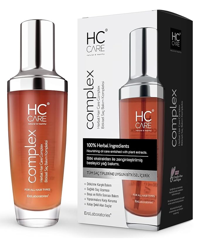COMPLEX 100% Herbal Hair Regrowth Serum for All Hair Types 3.5 fl oz. - Anti Frizz, Hair Strengthening, Nourishing Serum for Damaged, Dry Hair - Thickening Fine Thin Hair - Hair Treatment