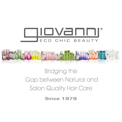 GIOVANNI 2chic Ultra-Repairing Shampoo & Conditioner Set - For Damaged, Over-Processed Hair, Helps Restore Hair's Natural Elasticity, Blackberry & Coconut Oil, Shea Butter, Color Safe - 24 oz. Each