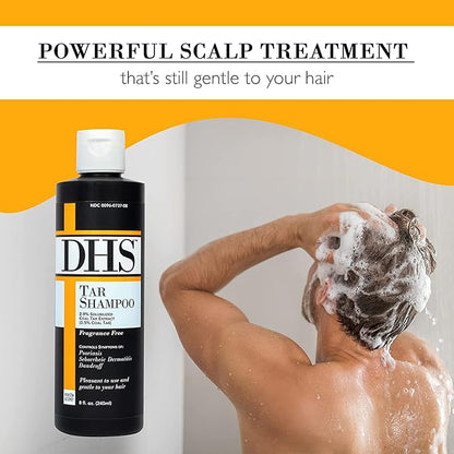 DHS Tar Shampoo 8 oz - Buy Packs and Save (Pack of 2)