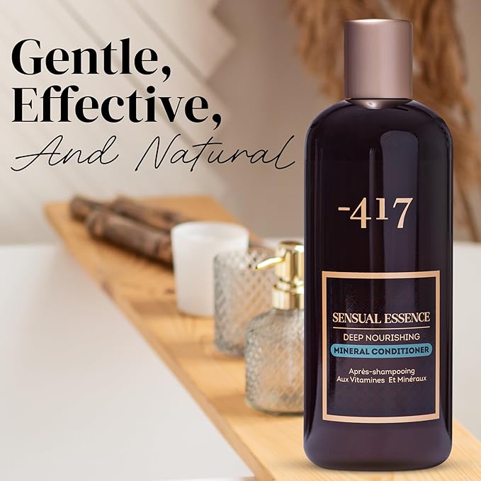 -417 Dead Sea Cosmetics Deep Nourishing Mineral Conditioner - Lightweight, Silky Smooth Hair Conditioner Enriched with Dead Sea Minerals11.83 Fl Oz