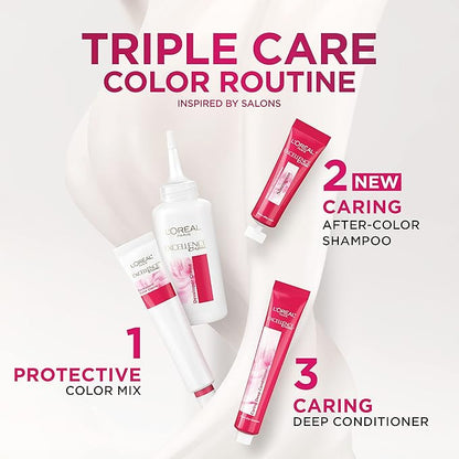 L'Oreal Paris Excellence Creme Permanent Triple Care Hair Color, 9.5NB Lightest Natural Blonde, Gray Coverage For Up to 8 Weeks, All Hair Types, Pack of 1