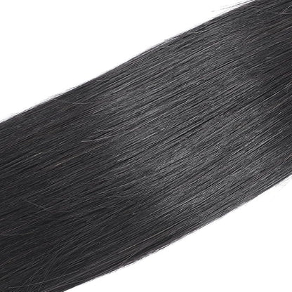 Straight Bundles Natural Black Bundles 8 10 12 Inch Brazilian Straight Bundles Human Hair Soft and Silky for Women