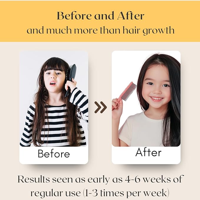REVATOLOGY Kids & Baby Hair Growth Oil (Made in USA) Extra Strength pre-rinse Pediatric Formula with 26 Cold-Pressed Botanicals & Extracts | Cruelty & Chemical Free