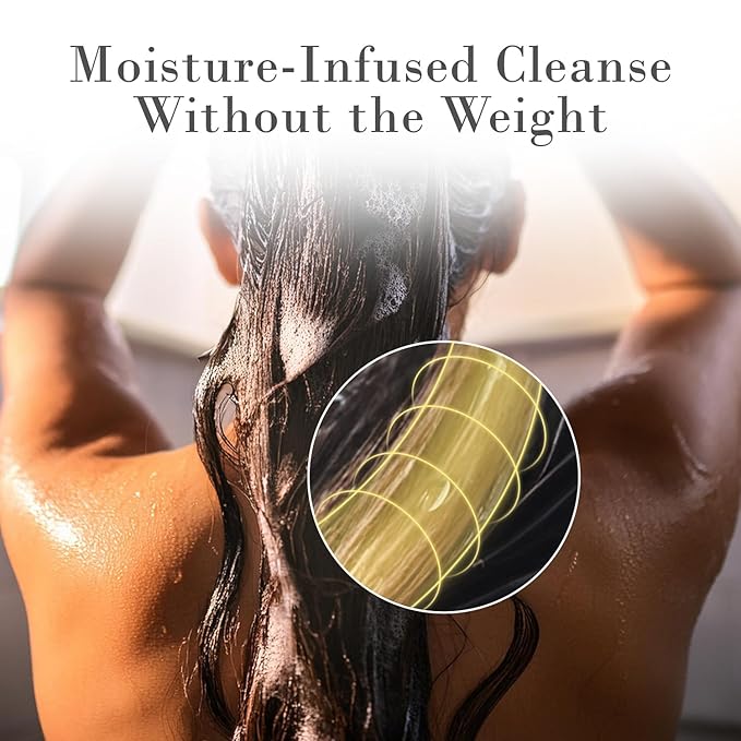 VoCÊ Natural Hydrating Shampoo for Dry, Frizzy Hair | Moisture-Infused Vegan Shampoo for Normal to Thick Hair - Non-Toxic, Cruelty-Free with Shea Butter, White Tea, Vanilla Cactus (32 oz | 946 ml)