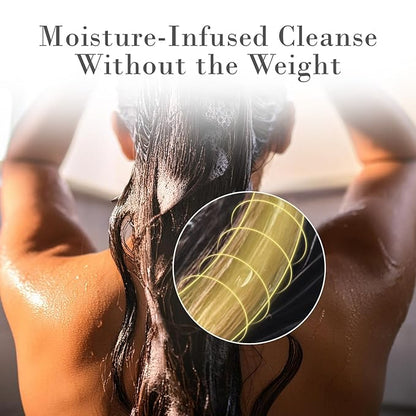 VoCÊ Natural Hydrating Shampoo for Dry, Frizzy Hair | Moisture-Infused Vegan Shampoo for Normal to Thick Hair - Non-Toxic, Cruelty-Free with Shea Butter, White Tea, Vanilla Cactus (32 oz | 946 ml)