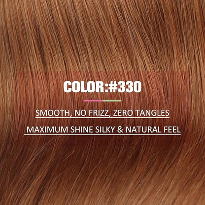 YoungSee Tape in Hair Extensions Copper Tape in Extensions Human Hair 14Inch Tape in Real Hair Extensions Copper Real Hair Extensions Tape in Short Hair Extensions for Women 20Pcs 50G