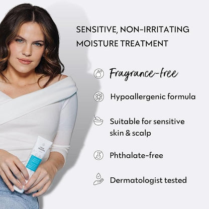 No nothing Sensitive Moisture Treatment - Perfume-free, Moisturising Intensive Treatment - For Dry and Damaged Hair | 100% Vegan | 150 ml (New Packaging)