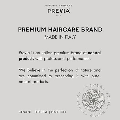PREVIA Regenerating Hair Serum for Dry Damaged Hair - Strengthens Repairs Split Ends & Frizz - Anti-Aging Hair Oil for Shiny Healthy Soft Hair - Nourishing Natural Ingredients for Hair Growth 3.38 oz