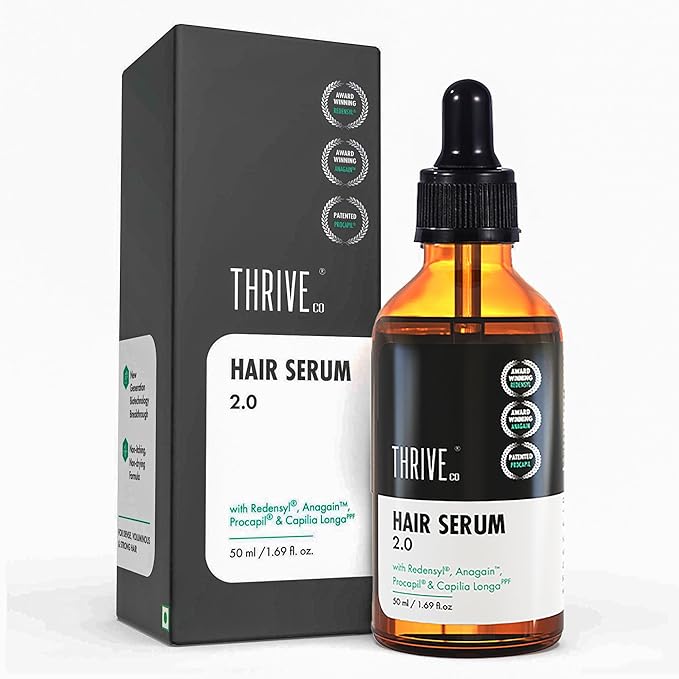 Anveya Rosemary Hair Growth Serum | Hair Serum for Hair Growth with Redensyl, Procapil, Anagain & Capilia Longa | Rosemary for Hair Growth | Best Hair Growth Serum & Hair Serum for Men & Women | 50ml