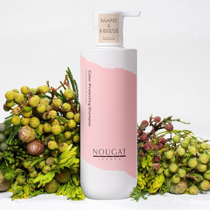 NOUGAT Color-Protecting Shampoo, Clean, Repair & Color-Lock 3-in1, SLS/Paraben Free, Deep Moisturizing, UV Protection, Scalp Health,Color Protection for All Hair Type，For Color-Treated Hair
