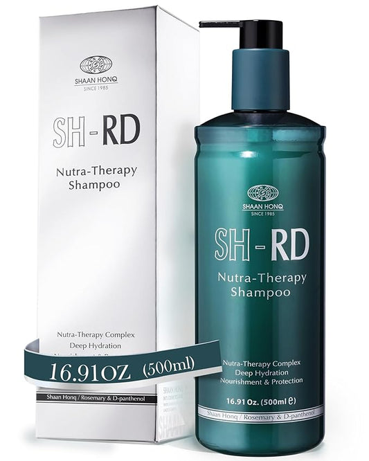 SH-RD Nutra-Therapy Shampoo for Dry Damaged Hair | Protein Shampoo Reduces Split Ends | Moisturizes Frizzy Hair | Suitable for Color-Treated, Bleached Hair - 16.9oz/500ml