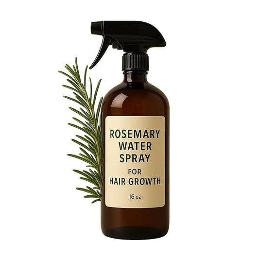 Rosemary Water Spray for Hair Growth, Rosemary Hair Growth Scalp Spray with Tea Tree Oil & Sea Salt Treatment for Hair Loss, Strengthens Hair, Promotes Hair, 16 fl. Oz