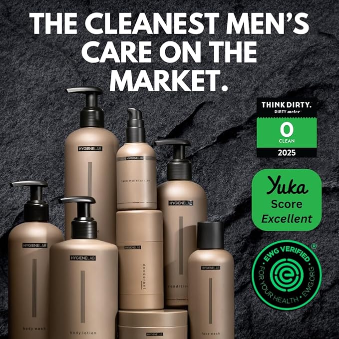 Conditioner for Men- EWG Verified, Best Men's Conditioner for all Hair Types, Unscented - Sulfate and Paraben Free, Lightweight, Hydrating, and Softening Formula, 10 fl oz