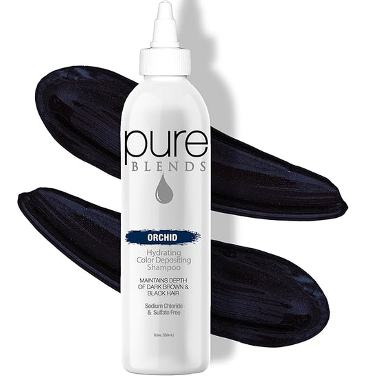 Hydrating Color Depositing Shampoo - Brightens & Tones Faded Semi Permanent Hair Dye, Prevents Fade, Extends Color Service (Orchid, 8.5 Fl Oz)