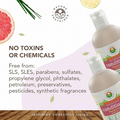 Hydrating Natural Conditioner - Moisturizing Organic Sulfate Free Conditioner - Raw Wildcrafted Probiotic Hypoallergenic Cleansing Conditioning Wash for All Hair