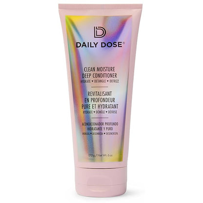 DAILY DOSE Deep Conditioner Hair Mask – Moisturizes, Softens & Restores Shine to Dry, Damaged, Color-Treated Hair – Vegan, Paraben-Free, Sulfate-Free – For All Hair Types – 6 oz
