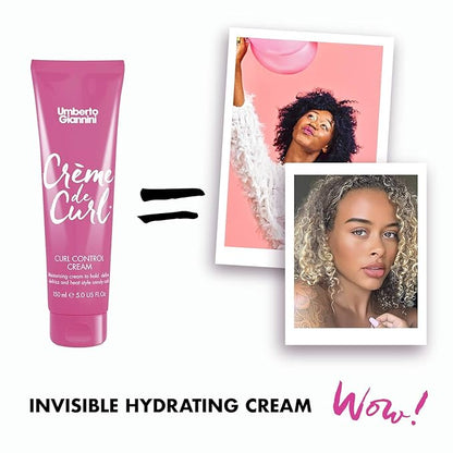 Umberto Giannini Creme De Curl Control Cream, Vegan & Cruelty Free Curl Control Cream, 150 ml