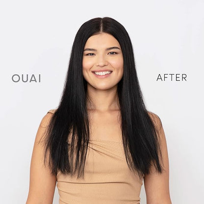 OUAI Hair Styling & Treatment Bundle - Includes Leave-In Conditioner & Detox Shampoo - Hair Care Products for Styling, Smoothing, Adding Hair Shine & Removing Product Build Up (2 Count, 4.7 Oz/10 Oz)