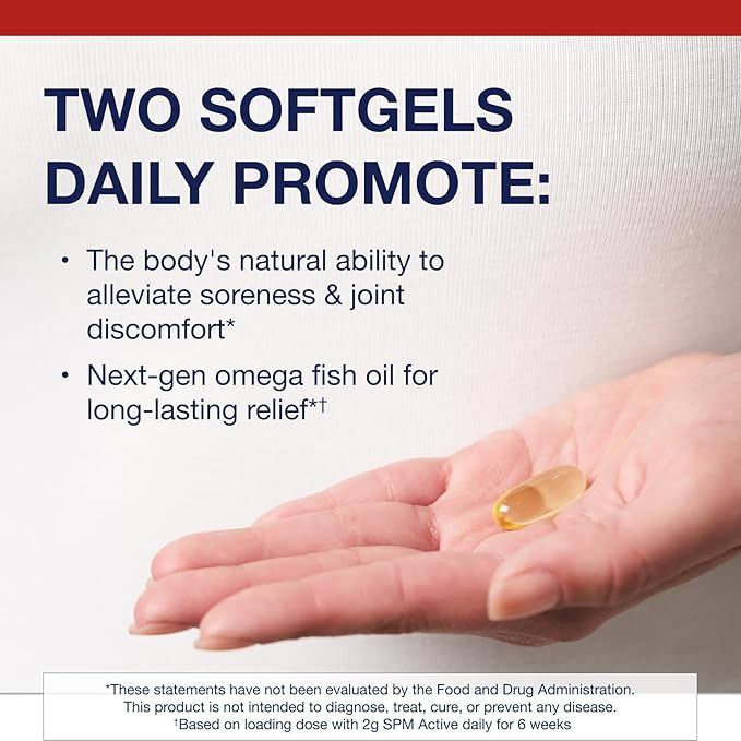 Metagenics SPM Active - Specialized Pro-Resolving Mediators from Marine Oils - Supports Normal Inflammatory Response, Tissue Health, Joint Comfort, Immune Health - Non-GMO & Gluten-Free - 60 Softgels