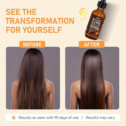 Batana Oil for Hair Growth Dr Sebi Organic, 100% Raw Pure & Natural Botana Oil from Honduras, Deeply Nourishing Scalp for Hair Thicker and Stronger
