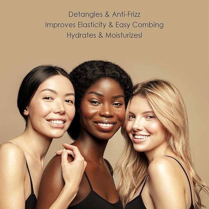 Awesome Synthetic Wig Shampoo & Leave in Conditioner Spray, pH6, Replenishes & Easy Combing, Contains Coconut Oil (Premium Set of 3)