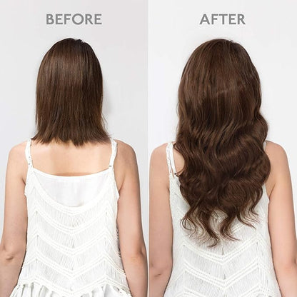 WENNALIFE Clip in Hair Extensions Real Human Hair, 24 Inch 120g 7pcs Chocolate Brown Hair Extensions Clip in Human Hair Remy Clip in Hair Extensions Real Human Hair Double Weft