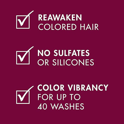 Nexxus Hair Color Assure Sulfate-Free Shampoo with ProteinFusion, For Color Treated Hair Shampoo 13.5 oz