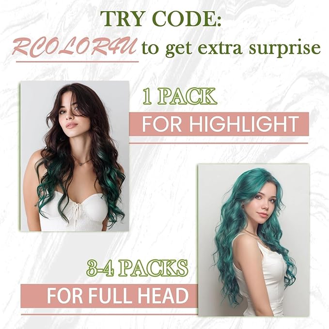 RUNATURE Colored Tape ins Human Hair Extensions Silky 20 Inch Long Tape in Teal Hair Extensions Natural Hair Invisible Glue in Remy Hair Extensions Teal Full Ends 10pcs 25g