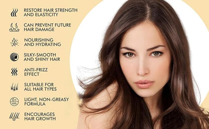 Elixir Argan Oil - Premium Quality Argon Oil for Hair - Gotas para el Cabello - Aceite Para el Cabello - Split End Repair Argon Oil for Hair Treatment (1.7 oz)