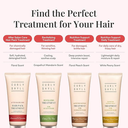 After Salon Care Hair Pack Treatment | Deep Moisture & Care | Seaweed & Botanical Oils | Damaged Hair Treatment | 250ml