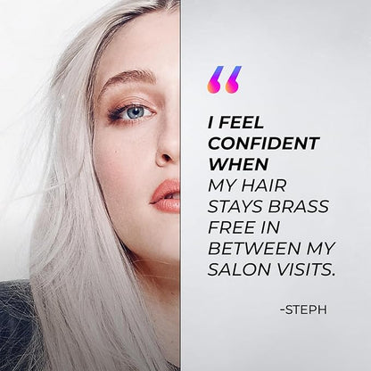 XMONDO Hair Supernova Blonde Toning Conditioner | Vegan Formula with Vegetable Proteins, Jojoba Oil, and Violet Pigments to Replenish, Restore, and Reduce Yellow Tones in Blonde Hair, 8 Fl Oz 1-Pack