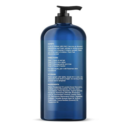 Botanic Hearth Rosemary Shampoo 16 Oz | Rosemary Oil Shampoo De Romero For Hair Growth With Biotin & Mint | Sulfate Free,Thicker & Fuller Hair | Deep Cleansing & Nourishing