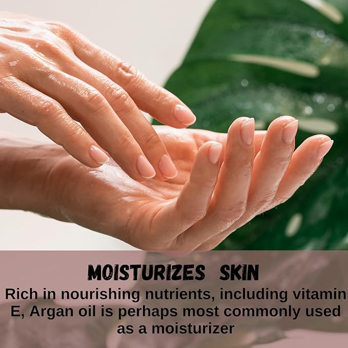 Naturevibe Botanicals Argan Oil 32 Fl oz – Cold Pressed, Unrefined, Pure Moroccan Argan Oil for Hair, Skin, Face & Massage – Natural Carrier Oil for DIY Beauty & Aromatherapy