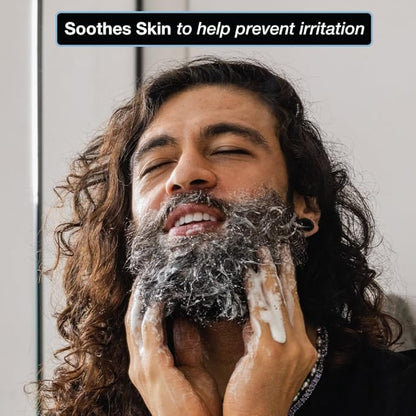 ZEUS Soothing Beard Shampoo for Men, Specialized Face & Hair Wash for Dry & Sensitive Skin, Anti-Dandruff & Itch Relief for Healthy Beard Growth (Made in USA) 6 oz.