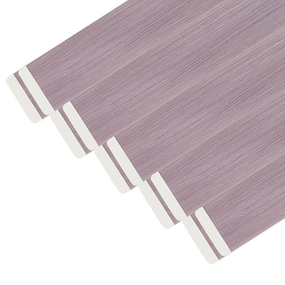 YoungSee Tape in Hair Extensions Human Hair Purple Hair Extensions Tape in Lavender Tape Remy Hair Extensions Human Hair 14In Light Purple Tape in Hair Extensions Colored Highlight 25g 10pcs