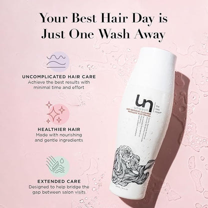 Unwash Anti-Residue Cleanse - Gentle, Ph-Balanced Clarifying Shampoo for Build Up Dirt and Oil, Safe for All Hair Types, 10 fl oz
