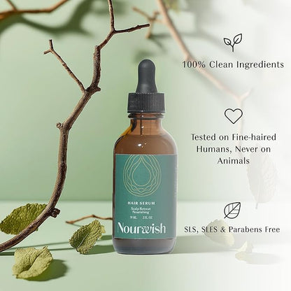 Hair Serum | Asian Haircare Hydrates & Supports Thicker & Stronger Hair | Rosemary, Niacinamide, Peppermint Oil | (Korean, Japanese) Hair Support (59ml)