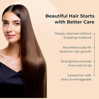 Sublimizhair Korean Herbal Shampoo for Dry & Damaged Hair | Hanbang Formula with Ginseng, Licorice & Tea Extracts | Gentle Scalp Cleansing | pH Balanced Shampoo | 500 ml / 16.9 fl oz