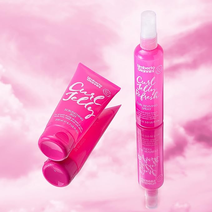 Umberto Giannini Curl Jelly - Vegan, Frizz Control Hair Styling Agent for Curly or Wavy Hair