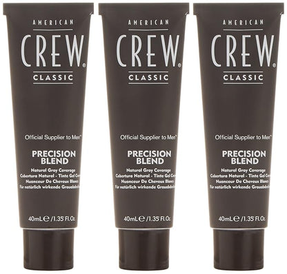 American Crew Men's Temporary Hair Color, Temporary Hair Dye, Natural Gray Coverage, Medium Ash, 1.35 Fl Oz