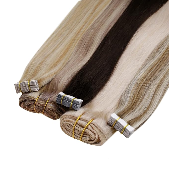 [Only $15.98]1 Pack Random Hair Extensions 10Inch-22Inch Tape in Hair Extensions/Clip in Extensions/Tip Bonded Fusion Hair/Hair Weft of Random Colors