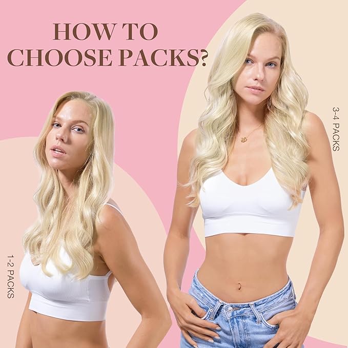GOO GOO Tape in Hair Extensions Human Hair, 1000 Pure Platinum Blonde, 22inch 50g 20pcs, Skin Weft Seamless Invisible, Silky Straight with Thick Ends, Remy Human Hair