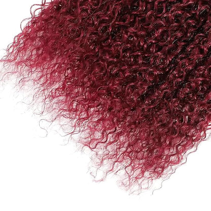 ZCMYVINND99J curly Wave Human Hair Bundles 08 10 12 Inch Double Weft Brazilian Remy Weave Burgundy 99J curly Wave Human Hair Bundles Dark Burgundy kinky Human Hair Bundle Unprocessed Virgin Extensions