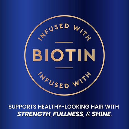 Hair Biology Full & Vibrant Set Including: Volumizing Shampoo (12.8 Fl Oz), Conditioner (12.8 Fl Oz) & Thickening Treatment (6.4 Fl Oz), for Thin or Fine Hair, Biotin Infused, Paraben-Free, Color-Safe