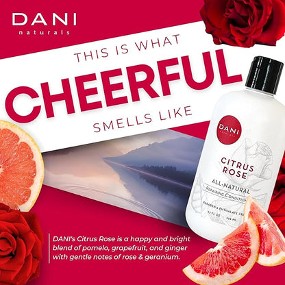 Naturals Conditioner – Citrus Rose, Detoxifying & Clarifying, Lightweight Hydration for Oily, Thick & Curly Hair, Color-Safe & Vegan, 12 oz