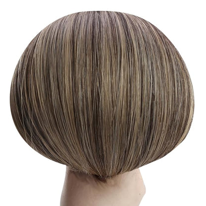 YoungSee U Tip Hair Extensions Human Hair Brown Highlight Keratin Hair Extensions Human Hair 24In Utip Extensions Dark Brown Highlight Blonde Hair Extensions U Tip Human Hair for Long Hair 50s/50g