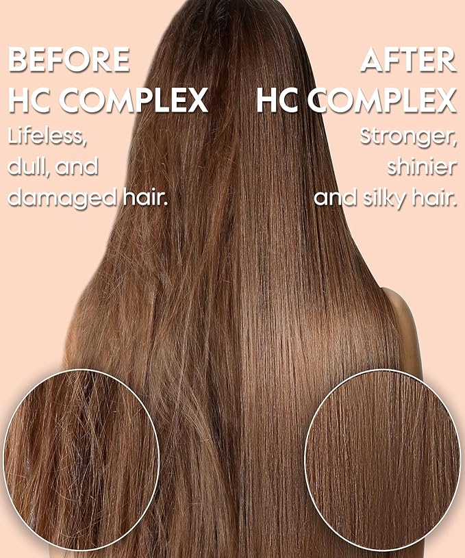 COMPLEX 100% Herbal Hair Regrowth Serum for All Hair Types 3.5 fl oz. - Anti Frizz, Hair Strengthening, Nourishing Serum for Damaged, Dry Hair - Thickening Fine Thin Hair - Hair Treatment