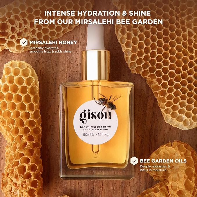 Gisou Deep Treatment Duo, Intense Hydration & Shine, With Mirsalehi Honey, Ceramides & Hyaluronic Acid, 19x Smoother Hair & 4x Stronger Strands, For Weekly Deep Conditioning