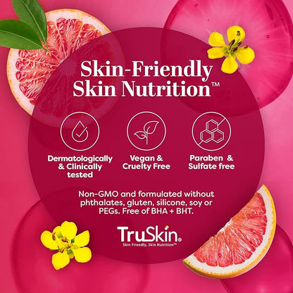 TruSkin Vitamin C Super Serum - Niacinamide, Retinol, Hyaluronic & Salicylic Acid - All-in-One Anti Aging Serum for Face – Improve Appearance of Dark Spots, Firmness for Brighter Looking Skin, 1 Fl Oz